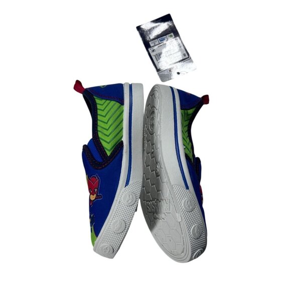 PJ Masks Shoes Boy's Size 8 Slip-On Blue & Green NWT - Picture 9 of 9